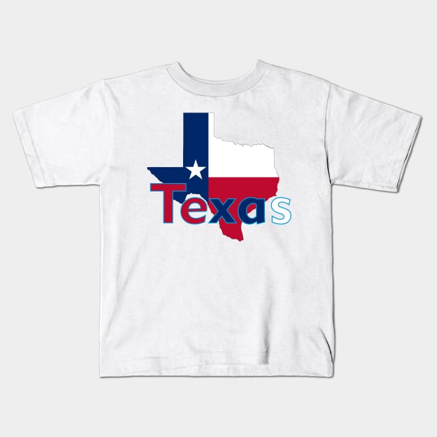 Texas Kids T-Shirt by Polli